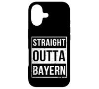 Carcasa para iPhone 17 Vintage Funny Straight Outta Bayern Bavaria Munich Germany