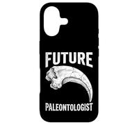 Carcasa para iPhone 17 Vintage Futuro Paleontólogo Velociraptor Garra Fósil