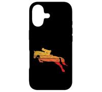 Carcasa para iPhone 17 Vintage Horse Rider Girl 80s Hunter Jumper