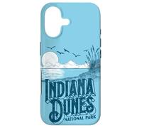 Carcasa para iPhone 17 Vintage Indiana Dunes National Park Retro 80's Minimalist