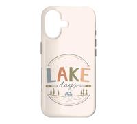 Carcasa para iPhone 17 Vintage Junto al Lago cabaña Paddle Fin de Semana Ambiente del Lago