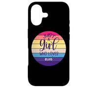 Carcasa para iPhone 17 Vintage Just A Girl ama a Elvis