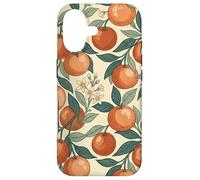 Carcasa para iPhone 17 Vintage Orange Fruit and Blossom Botanical Pattern