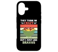 Carcasa para iPhone 17 Vintage Piensan Que Estoy Loco Pero Me Gusta Bravas Lover