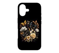 Carcasa para iPhone 17 Vintage Pressed Flowers Butterflies Floral Boho Wildflowers