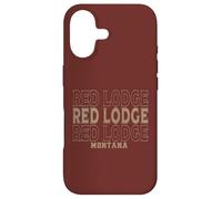 Carcasa para iPhone 17 Vintage Red Lodge Montana