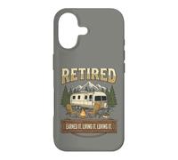 Carcasa para iPhone 17 Vintage Retired RV Camping Camper Fishing Outdoors