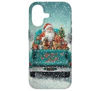 Carcasa para iPhone 17 Vintage Santa Claus - Merry and Bright Christmas Holiday
