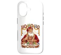 Carcasa para iPhone 17 Vintage Santa Drinking Masala Chai Christmas India Men Women