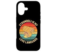 Carcasa para iPhone 17 Vintage Stromboli Es Mi Amor Idioma Stromboli Alimento Amante