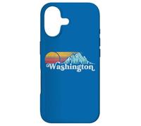 Carcasa para iPhone 17 Vintage Washington State Retro Distressed Mountains Graphic