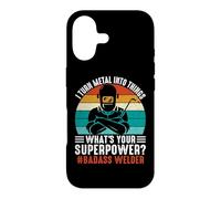 Carcasa para iPhone 17 Vintage What's Your Superpower Welder Funny Welders Welding