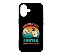 Carcasa para iPhone 17 Vintage World'S Best Farter I Mean Father Best Cat Dad Ever