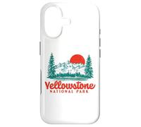 Carcasa para iPhone 17 Vintage Yellowstone Mountains Scene 80's