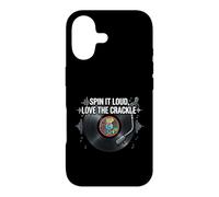 Carcasa para iPhone 17 Vinyl Record Collector Spin It Loud Love The Crackle