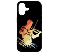 Carcasa para iPhone 17 Violin Boy Graphic Retro Style Bluegrass Music