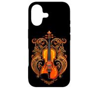 Carcasa para iPhone 17 Violín Mirada cómica Violinista Música barroca