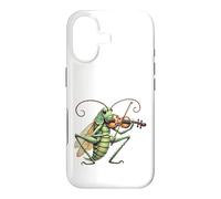 Carcasa para iPhone 17 Violinista Saltamontes músico Regalo para Hombres, Mujeres y niños