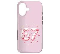 Carcasa para iPhone 17 Viral 67 Corazones Kawaii Día de San Valentín Niños Humor