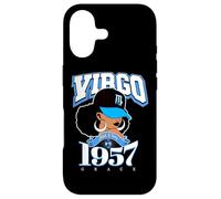 Carcasa para iPhone 17 Virgo 1957 Zodiac Year Melanin Skin Afro Diva Rasgos