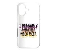 Carcasa para iPhone 17 Visión borrosa Probablemente una Necesidad Beber Cerveza Día del Padre