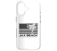 Carcasa para iPhone 17 Visita Jacksonville Florida Vacaciones USA Flag Palms Jax Beach