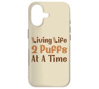 Carcasa para iPhone 17 Viviendo la Vida 2 Puffs a la Vez Lindo inhalador