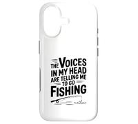 Carcasa para iPhone 17 Voces en mi Cabeza me Dicen Que Vaya a Pescar