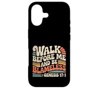 Carcasa para iPhone 17 Walk Before Me and Be Blameless Disciplina Espiritual -