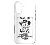 Carcasa para iPhone 17 Wanted for Rootin Most Definitely Tootin Cowboy Cat Farting