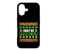Carcasa para iPhone 17 Warning! I May Be Prone To Shenanigans | St Patrick's Day