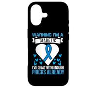 Carcasa para iPhone 17 Warning I'm A Diabetic I've Dealt with Enough Pricks Already