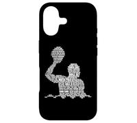 Carcasa para iPhone 17 Waterpolo Player Word Cloud Water Polo Jugadores Entrenador