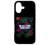 Carcasa para iPhone 17 We All Come from Away Travel Sellos Teatro Musical