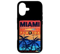 Carcasa para iPhone 17 Wear Miami Florida T Shirts, Abstract Miami Sunrise Graphic