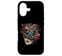 Carcasa para iPhone 17 Weirdcore Estética Cara Extraña Cráneo Dreamcore