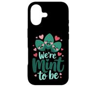 Carcasa para iPhone 17 We're Mint To Be Cute Love Pun Pareja Día de San Valentín