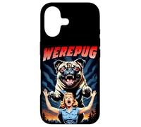 Carcasa para iPhone 17 Werepug - Retro Vintage B-Movie 80's Horror Hombre Lobo Perro Pug