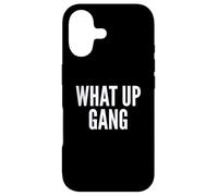 Carcasa para iPhone 17 What Up Gang Fun Vlogger Influencer Joke Humor
