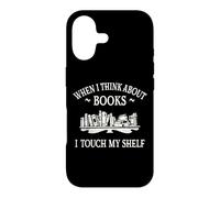 Carcasa para iPhone 17 When I Think About Books I Touch My Shelf Romantasy Lover