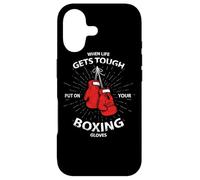 Carcasa para iPhone 17 When Life Gets Tough Put On Your Boxing Gloves