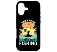 Carcasa para iPhone 17 When Nothing Is Going Right Pesca Pescador Divertido