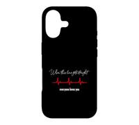 Carcasa para iPhone 17 When This Line Gets Straight Everyone Love You - Funny