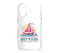 Carcasa para iPhone 17 When You Pass Through Deep Waters Isaías 43:2 Versículo de la Biblia