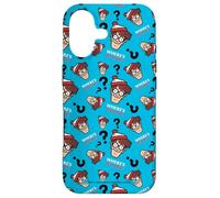 Carcasa para iPhone 17 Where’s Waldo Faces and Question Marks All-Over Print