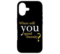 Carcasa para iPhone 17 Where Will You Spend Eternity? Christian & Pastor Evangelism