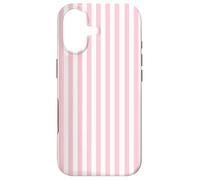 Carcasa para iPhone 17 White and Pink Stripes Geometric Vertical Lines Pattern