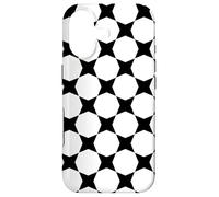 Carcasa para iPhone 17 White Black Circle Star Monochrome Scandinavian Pattern