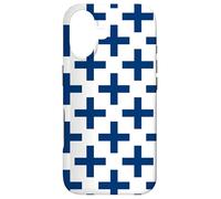 Carcasa para iPhone 17 White Blue Finland Cross Finnish Plus Language Pattern