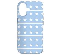 Carcasa para iPhone 17 White Blue Horizontal Star Somalia Somali Pattern